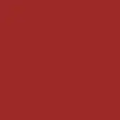 Racing red matte color swatch, uniform saturated tone, formitalia lacquering sample, isolated color palette display for reference.